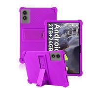 toergy Silicone Tablet Case for TABWEE T50 11 Inch with Full Coverage, Shockproof, Anti-scratch, Adjustable Stand, and Soft Silicone Cover,Purple