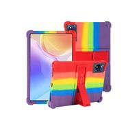 toergy Silicone Tablet Case for Whitedeer G13 10.1 inch Tablet with Full Coverage, Shockproof, Anti-scratch, Adjustable Stand, and Soft Silicone Cover,Rainbow