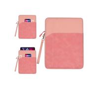 toergy Tablet Sleeve for Lenovo Yoga Tab Plus 12.7 inch, Fully Protective Case, Lightweight Portable Water-Resistant Carrying Bag, Pink