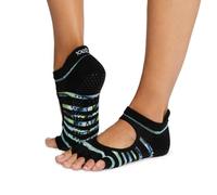 ToeSox Bellarina Tec Half Toe Grip Yoga Socks, Pulse, Medium