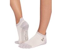 ToeSox Low Rise Full Toe Women's Yoga Grip Socks - S - Guild