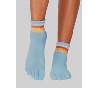 ToeSox Melody Full Toe Yoga Socks - S - Vibrancy