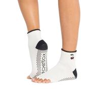 ToeSox Melody Half Toe Yoga Socks - S - Ivory