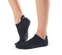 Toesox FT Low Rise Yoga Grip Socks, Black, S