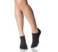 ToeSox Yoga Socks Unisex Full Toe Organic Cotton Low Rise in Many Colours 1 Pack