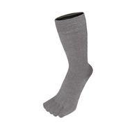 TOETOE - Men, Women Essential/Everyday Stretchy Soft Silk Mid-Calf Seamless Plain Toe Socks, Hygienic, Breathable