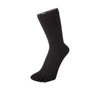 TOETOE - Men, Women Everyday Stretchy Mid-Calf Soft Cotton Seamless Plain Toe Socks, Hygienic, Breathable, UK 4-11