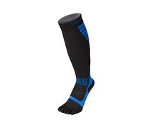 TOETOE - Men, Women Sports CoolMAX Patterned Compression Knee-High Toe Socks, Hygienic, Breathable