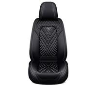 Toets Leather Car Seat Cover Sets for Skoda Kamiq 2019-2025, Custom Full Coverage Car Seat Covers Full Set for 5-Seater Waterproof Car Seat Cushion Protector,B/Black