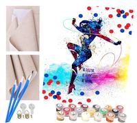 ToeTs Paint by Numbers for Adults Kids Beginner Wonder Woman DIY Acrylic Painting by Numbers Kits with Brushes Acrylic Pigment Home Decoration Brithday Gifts 16 x 20 inch