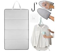 TOEVE Foldable Steam Board With Gloves-Ironing Mat - Over The Door Steam Ironing Pad,Garment Steamer Pad,for High Pressure Clothes Steaming - Solid Heat Resistant Surface
