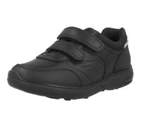 ToeZone Ace Rip-Tape School Shoes Black 13 UK Kid