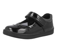 ToeZone Barbie Girls Rip Tape School Shoes Black 12 UK Kid