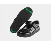 ToeZone Black Barbie Patent Rip Tape School Shoe ToeZone Black Infant 12