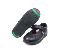 ToeZone® Black Floral Glitter Shoes 8 Infant