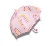TOEZONE Hope Girls Pink Rainbow Waterproof Rain Umbrella One Size