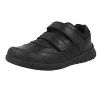 ToeZone Luca Dinosaur School Shoes Black 10 UK Kid