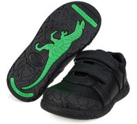 ToeZone Rebel Kids Dinosaur Rip Tape School Shoes. - - Size: 11