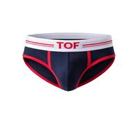 TOF Paris - Mens Briefs Underwear - French Brief Navy Blue - 1x Size L