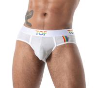 TOF Paris Pride Joyful Brief, L, White