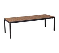 Beliani Extending Garden Dining Table Tofane 198/248 Cm 90 Cm Brown