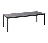 Beliani Extending Garden Dining Table Tofane 198/248 Cm 90 Cm Grey