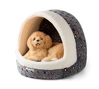 Tofern Cat Bed Small Dog Bed Pet Cave Bed For Puppy Kitten Rabbit Cute Fleece Igloo House for Small Dogs Indoor Cats Non-Slip Warm Washable Tent House