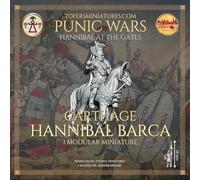 Tofer's Miniatures Hannibal Barca. Carthage. 28 mm.“Punic Wars: Hannibal at The Gates” Ideal for Games Like SAGA, Hail Caesar, Clash of Spears and Other Wargames. Produced