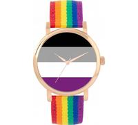 Toff London 38mm Pride Asexual Flag Watch
