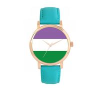 Toff London 38mm Pride Genderqueer Flag Watch