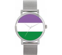 Toff London 38mm Pride Genderqueer Flag Watch