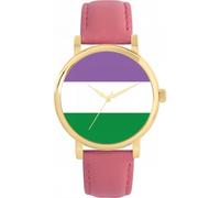 Toff London 38mm Pride Genderqueer Flag Watch