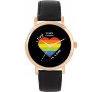 Toff London 38mm Pride Heart Love is Love Watch