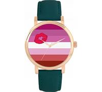 Toff London 38mm Pride Lipstick Lesbian Flag Watch