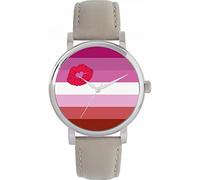 Toff London 38mm Pride Lipstick Lesbian Flag Watch