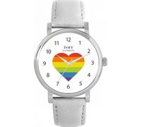 Toff London 38mm Pride Rainbow Heart Arabic Numerals Watch