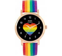 Toff London 38mm Pride Rainbow Heart Arabic Numerals Watch