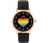 Toff London 38mm Pride Rainbow Heart Batons Watch