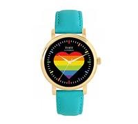 Toff London 38mm Pride Rainbow Heart Batons Watch