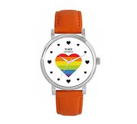 Toff London 38mm Pride Rainbow Heart Batons Watch