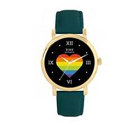 Toff London 38mm Pride Rainbow Heart Roman Numerals Watch
