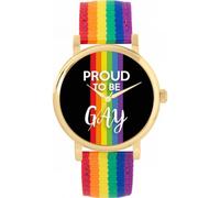 Toff London 38mm Pride Rainbow Linear Proud Watch