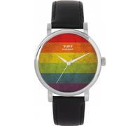 Toff London 38mm Pride Vintage Texture Rainbow Watch
