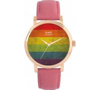 Toff London 38mm Pride Vintage Texture Rainbow Watch