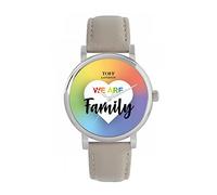 Toff London 38mm Pride We are Family Rainbow Watch