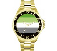 Toff London 42mm Pride Aromantic Flag Watch