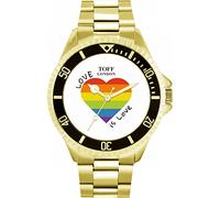 Toff London 42mm Pride Heart Love is Love Watch