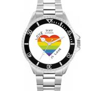 Toff London 42mm Pride Heart Love is Love Watch