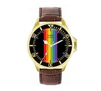 Toff London 42mm Pride Linear Rainbow Batons Watch