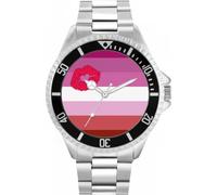 Toff London 42mm Pride Lipstick Lesbian Flag Watch